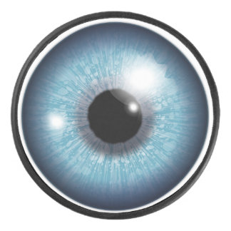 Eye Ball Hockey Puck