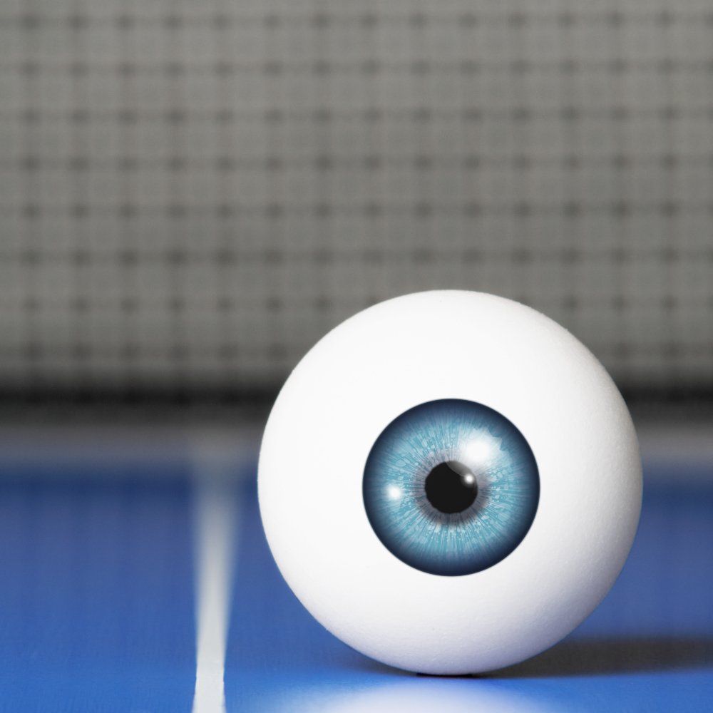 Disover Eye Ball Ping Pong Ball