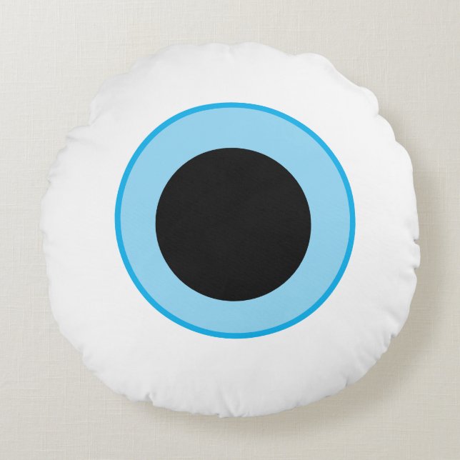 eye ball round pillow (Front)