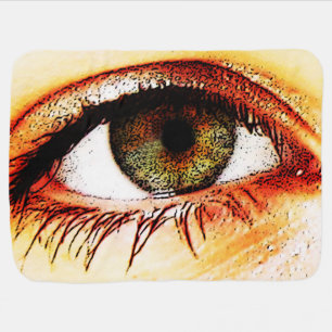 Eye bbi baby blanket