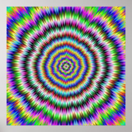 eye boggling psychedelic Poster | Zazzle