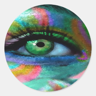 Eye Candy Classic Round Sticker