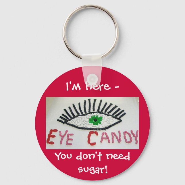 Eye Candy Keychain (Front)