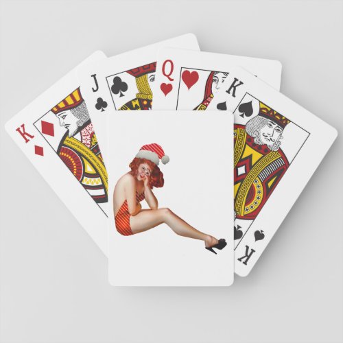 Eye Candy Pin Up Girl Poker Cards