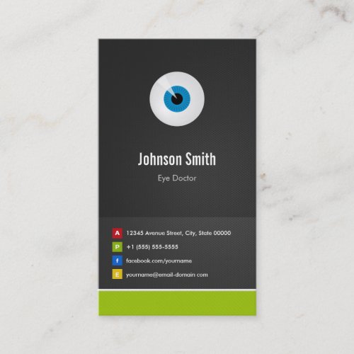 Eye Care Eye doctor _ Optical Creative Innovative Business Card