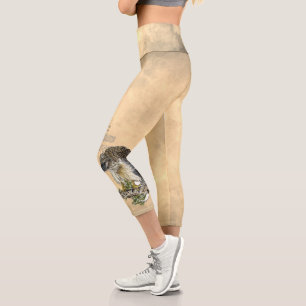 Eye-catching Artwork Endangered Philippine Eagle Capri Leggings