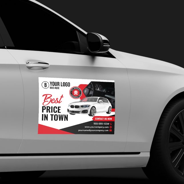 Eye-Catching Car Dealership Car Rental Car Hire  Car Magnet (Creator Uploaded)