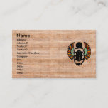 Eye-catching Egyptian Papyrus Business Card at Zazzle