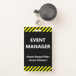 [ Thumbnail: Eye-Catching "Event Manager" Badge ]