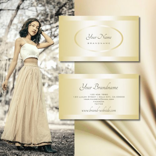 Eye Catching Gold Effect Professional and Stylish Business Card