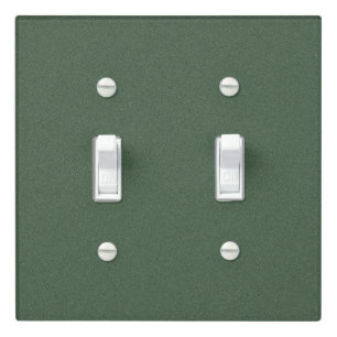 Eye-catching Green Texture Double Toggle Light Switch Cover