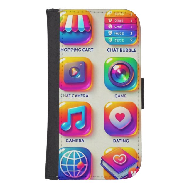 Eye-catching Phone Application Icons Case  (Front)