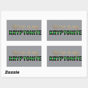 eye catching rectangular 80's/90's stickers