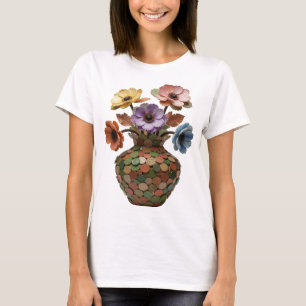 Eye-Catching Silver ABSTRACT ART Graphic Design v2 T-Shirt