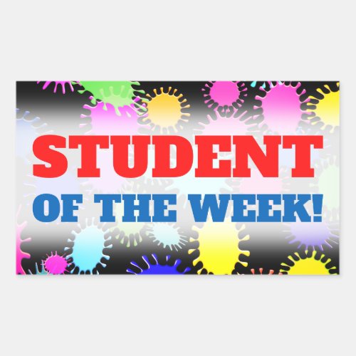 Eye_Catching STUDENT OF THE WEEK Sticker