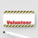 [ Thumbnail: Eye-Catching "Volunteer" Name Tag ]