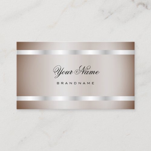 Eye Catching with Silver Effect Professional Business Card