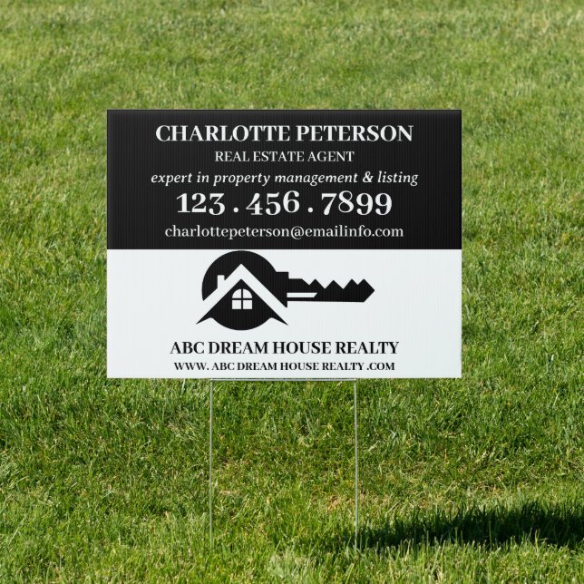 Eye Catchy Real Estate Agent Promotional  Sign (Insitu)