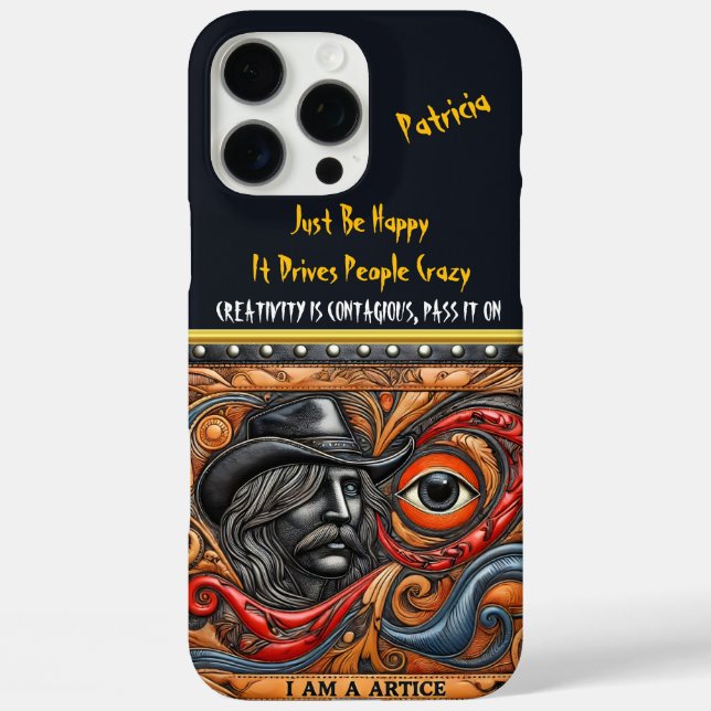 Eye-Centric Art with Bold Patterns Case-Mate iPhone Case (Back)