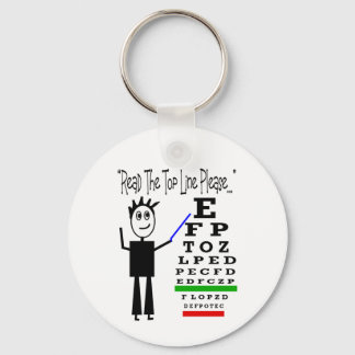 Eye Chart Eye Doctor Design Gifts Keychain