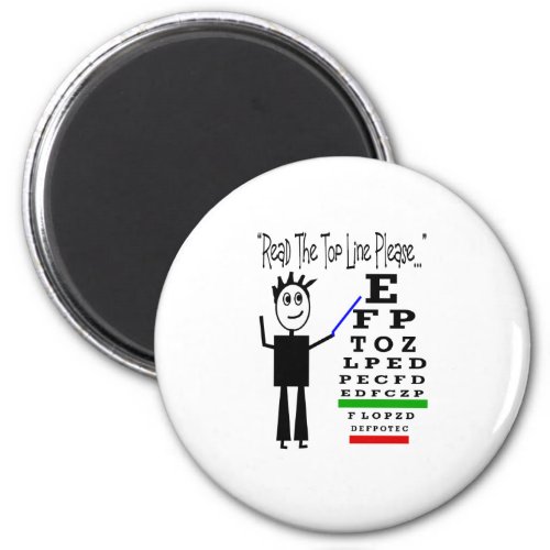 Eye Chart Eye Doctor Design Gifts Magnet