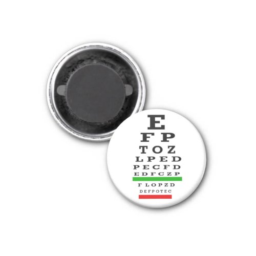 Eye Chart   Magnet