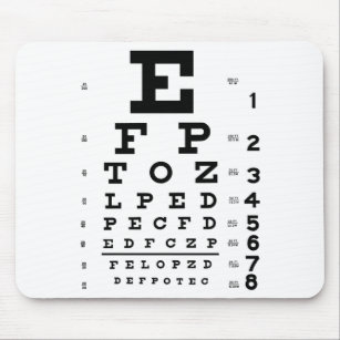 Computer Eye Chart
