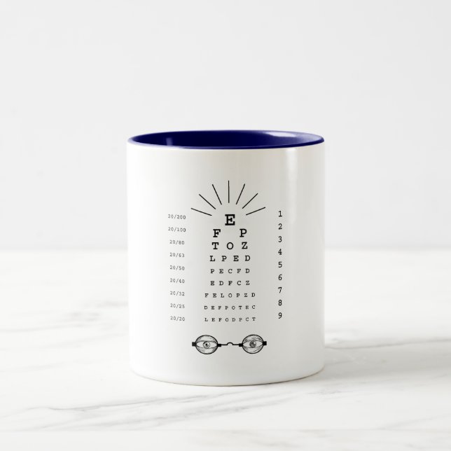 Eye Chart Mug (Center)