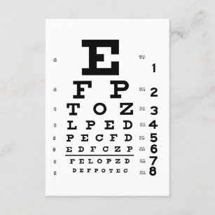 Snellen Eye Chart Print Lettering Typography Custom Eye Chart Baby  Announcement Sign Proposal Sign Black and White Eye Test Chart 