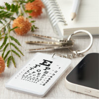 optometry gifts for her keychain gift for women, Snellen gifts for women