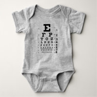 Eye Chart Optometrist T-shirt
