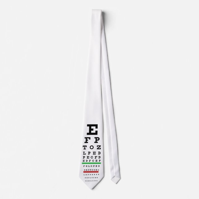 Eye Chart Tie (Front)
