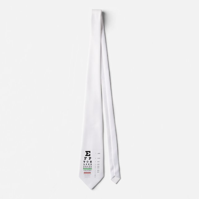 Eye Chart Tie (Front)