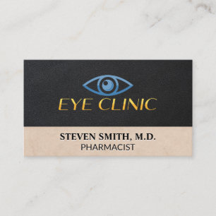 Eye Clinic Icon Business Card