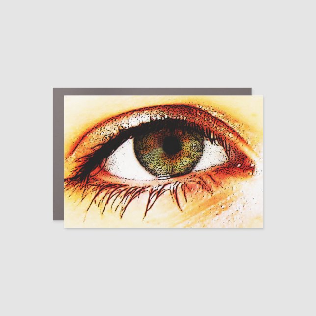 Eye cmcna car magnet (Front)