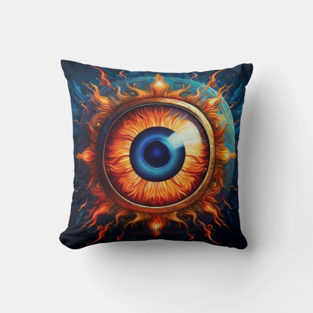 Eye Cojin of Your Inside Throw Pillow (Front)