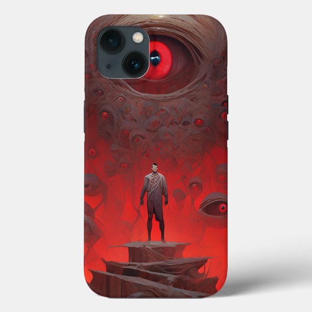 Eye Creatures Surreal Horror Art Case-Mate iPhone Case (Back)