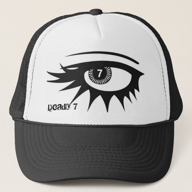 eye, Deadly 7 Trucker Hat (Front)