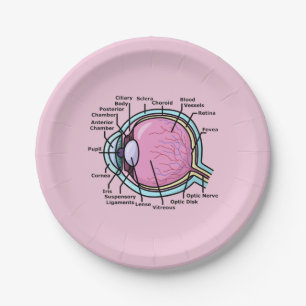 Eye Diagram Paper Plates