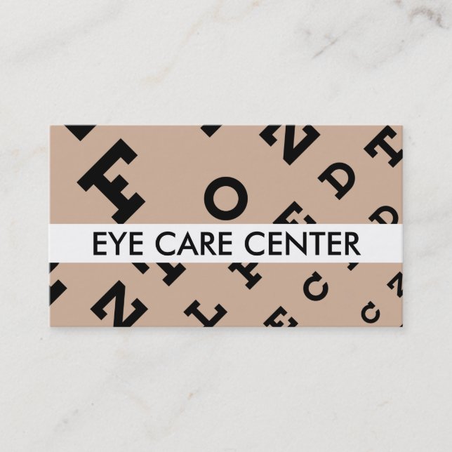 Eye Doctor Business Cards (Front)