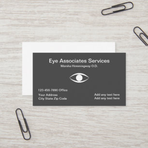 Eye Doctor Business Cards Design Template