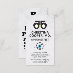 Eye Doctor | Eye Exam | Optometrist Logo Business Card