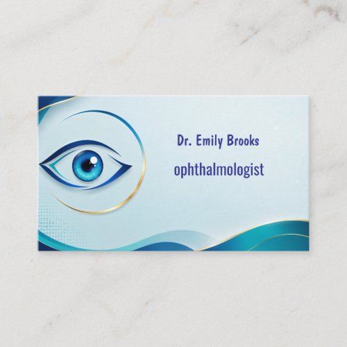 Eye Doctor Medical Appointment Business Card