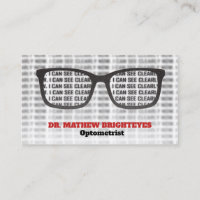 Eye Doctor Optometrist Business Card