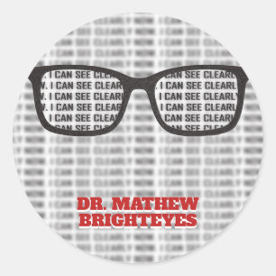 Eye Doctor Optometrist Classic Round Sticker