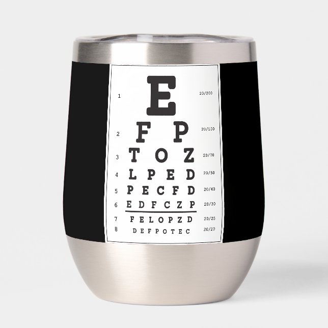 Eye Doctor thermal wine tumbler (Back)