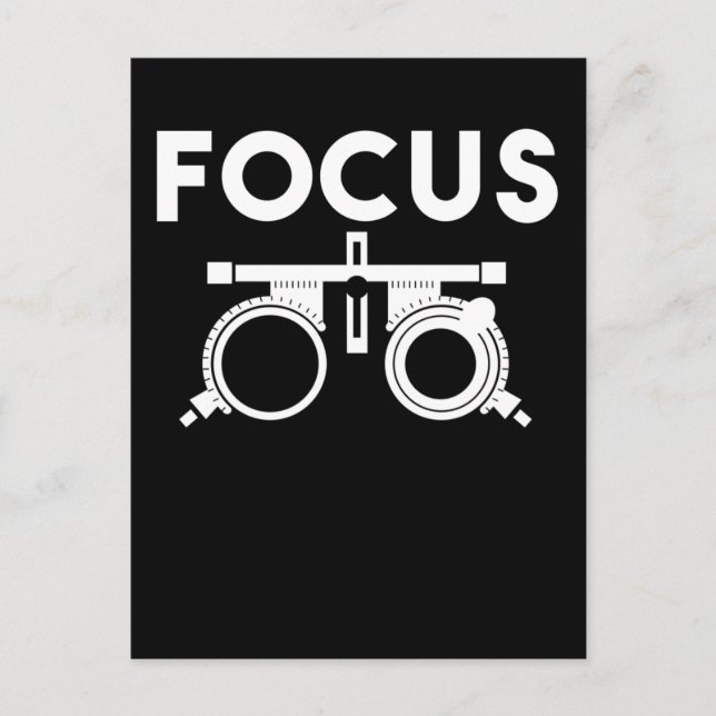 Eye Doctors Humor Funny Opticians Postcard (Front)