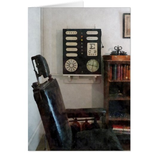 Eye Doctor's Office with Eye Chart Cards (Front)