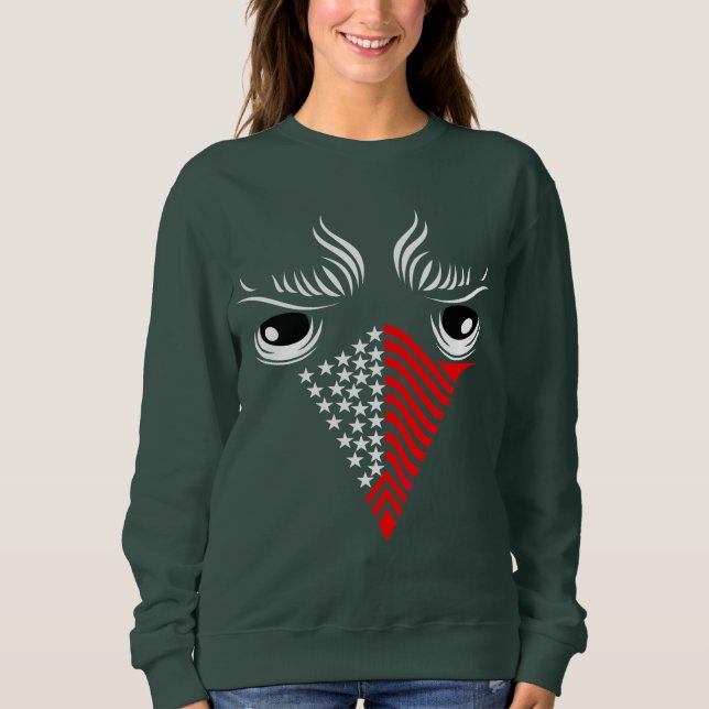 Eye Eagle Of The American Country - eagle eye Sweatshirt (Front)