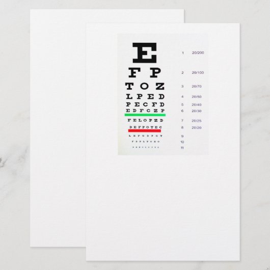 eye exam (Front/Back)